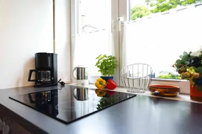 Küche/Küchenzeile in der Unterkunft PAR1c Ferienwohnung Wessling F