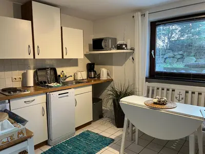 Küche/Küchenzeile in der Unterkunft STOE12c Ferienhaus Sonne, Wohnung Sonnenschein