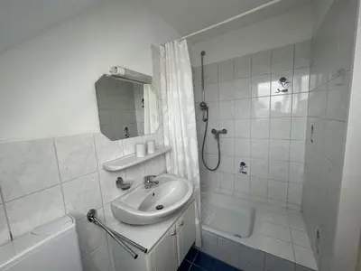 Ein Badezimmer in der Unterkunft STOE 14b Gästehaus Iden, App 2