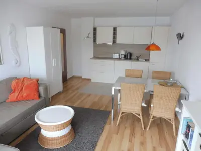 Küche/Küchenzeile in der Unterkunft STR115 Haus Ostseeblick