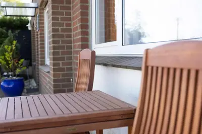 Ein Balkon oder eine Terrasse in der Unterkunft STR73 Haus Meeresblick