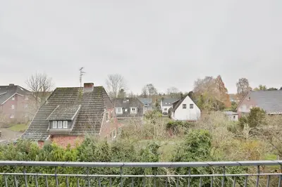 Das Gebäude in dem sich die Ferienwohnung befindet
