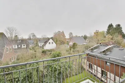 Das Gebäude in dem sich die Ferienwohnung befindet