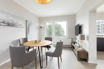 TV/Unterhaltungsangebot in der Unterkunft Ferienwohnung Puro Blick