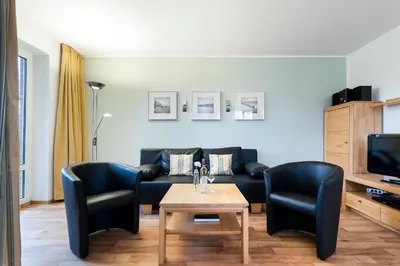 TV/Unterhaltungsangebot in der Unterkunft Wohnpark am Mühlenteich - Appartement 30