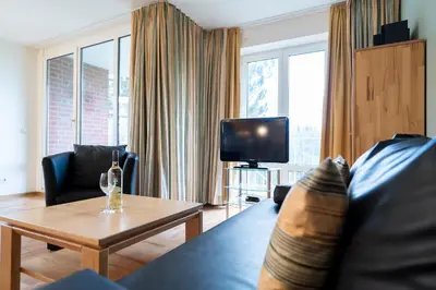 TV/Unterhaltungsangebot in der Unterkunft Wohnpark am Mühlenteich - Appartement 27