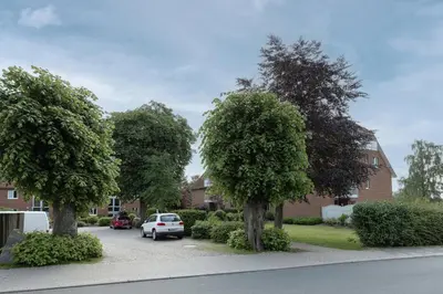 Ein Garten an der Unterkunft Wohnpark am Mühlenteich - Appartement 28