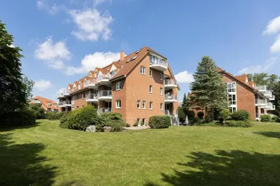 Das Gebäude in dem sich die Ferienwohnung befindet