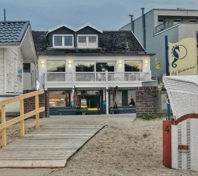 Das Gebäude in dem sich die Ferienwohnung befindet