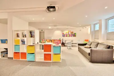 Ein Sitzbereich in der Unterkunft Residenz Ostseestrand Appartement 17