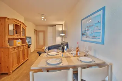 Küche/Küchenzeile in der Unterkunft Residenz Ostseestrand Appartement 22