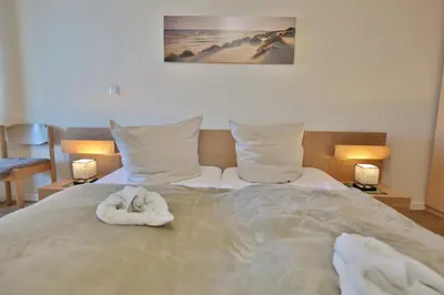 Ein Bett oder Betten in einem Zimmer der Unterkunft Residenz Ostseestrand Appartement 22