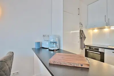 Küche/Küchenzeile in der Unterkunft Haus Nautica Nautica Appartement 32