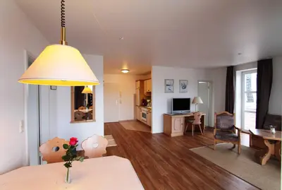 Ein Bett oder Betten in einem Zimmer der Unterkunft Skipper Appartements