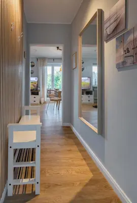 Grundriss der Unterkunft Maritime Wohnung Ostsee mit privatem Seezugang