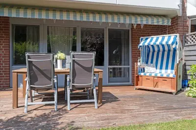 Ein Patio oder anderer Außenbereich in der Unterkunft Beachtime