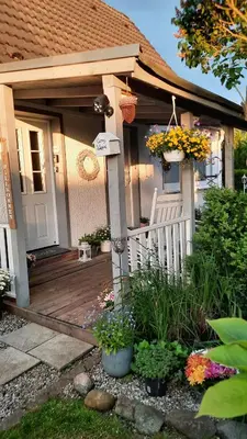 Das Gebäude in dem sich die Ferienwohnung befindet
