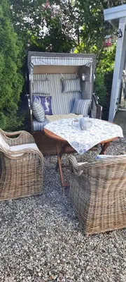Ein Sitzbereich in der Unterkunft Cosy Home