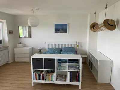 Küche/Küchenzeile in der Unterkunft Apartment am See