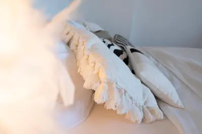 Ein Bett oder Betten in einem Zimmer der Unterkunft Große Freiheit App 15