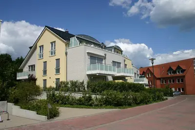 Das Gebäude in dem sich die Ferienwohnung befindet