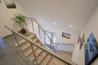 TV/Unterhaltungsangebot in der Unterkunft Haus Strandwinkel Ferienwohnung 