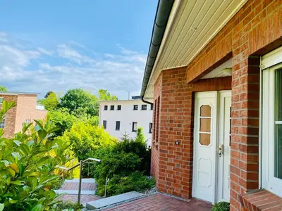 Das Gebäude in dem sich die Ferienwohnung befindet