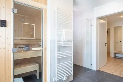 Ein Badezimmer in der Unterkunft Villa Dornkamp 2
