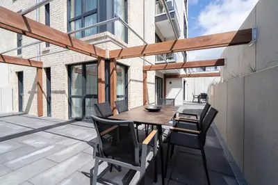Ein Balkon oder eine Terrasse in der Unterkunft Sturmfrei Lounge 2