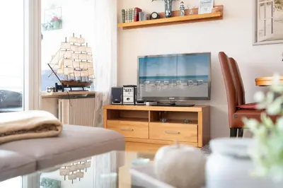 TV/Unterhaltungsangebot in der Unterkunft Ferienpark Sierksdorf App 537 - Strandlage