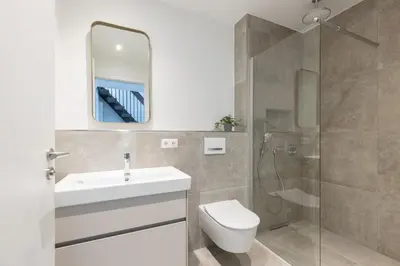 Ein Badezimmer in der Unterkunft Sturmfrei Galerie 2