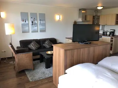 Küche/Küchenzeile in der Unterkunft Maris Ferienwohnung Nr 46